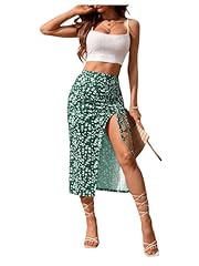 White and Green Floral