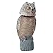 Produktbild Navaris Vogelschreck Eule Design mit rotierendem Kopf - 38 x 15 x 15cm - Vogelscheuche Vogelabwehr Balkon Garten - Taubenabwehr Attrappe Vogel Schreck