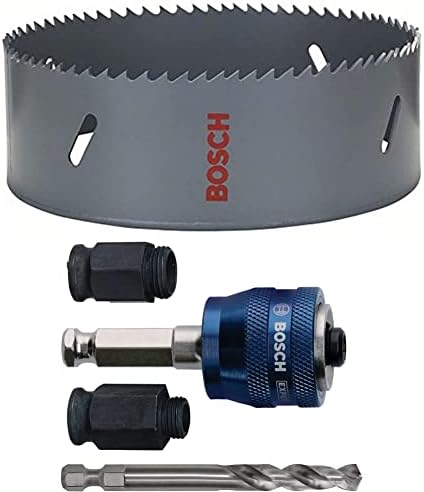 Bosch Professional 1x Hole Saw HSS Bi-metal for standard adapter (for various materials, Ø 60 mm, Accessory Rotary Drill)