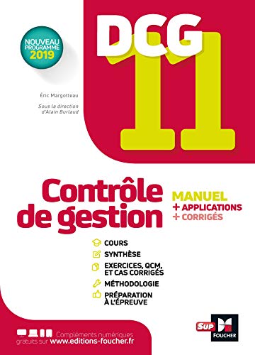 Télécharger DCG 11 - Contrôle de gestion - Manuel et applications Livre eBook France
