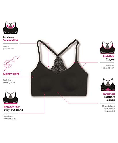 Maidenform DM7679 Womens Pure Comfort V-Neck Pullover Lace Back Dm7679 Bra thumb #3