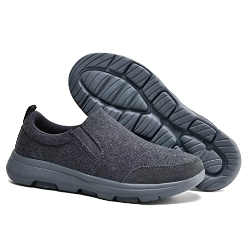 TIOSEBON Men's Slip On Walking Loafers-Comfortable Tennis Driving Work Shoes3
