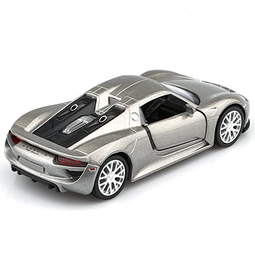 Tokaxi 1/36 Scale Porsche 918 Spyde Diecast Model Cars,Pull Back Vehicles Porsche Toy Cars,Cars Gifts For Boys Girls #TOP1