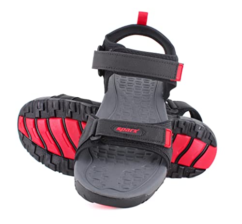 Image of Sparx Men's Sandals, Black Red, 6 UK, SS0587GBKRD0006