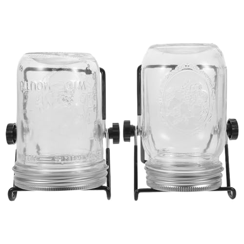 UKCOCO Lot De 2 Pots De Germination Pots De Décapage avec Couvercles Kit De Germination