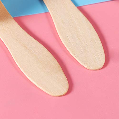 Ifundom Mini Wooden Spoons, 100 Pcs Wooden Ice Cream Spoons, Mini Disposable Tasting Spoons Wooden, Small Dessert Spoons, Mini Spoons For Crafts, Tasting, Sampling #TOP6