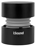 iSound Fire Aluminum Rechargeable 3.5mm Aux Portable Speaker (Black)