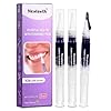 Purple Whitening Gels Pen 3 Packs, Purple Teeth Whitening Pens, Instant Teeth Whitening Paint Pens, Color Correcting for Tooth Stain Removal-0.3 FL OZ