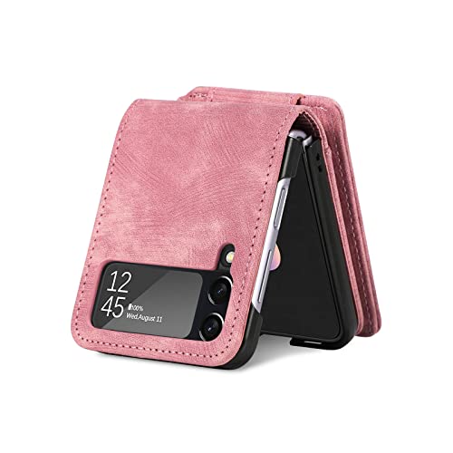 Capa Para Samsung Galaxy Z Flip 4, Resistente A Choques, Anti-queda, Leve, Destacável, Carteira Mult