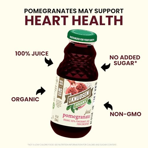 R.W. Knudsen Organic Pomegranate Juice, 8 fl oz (12 Pack)