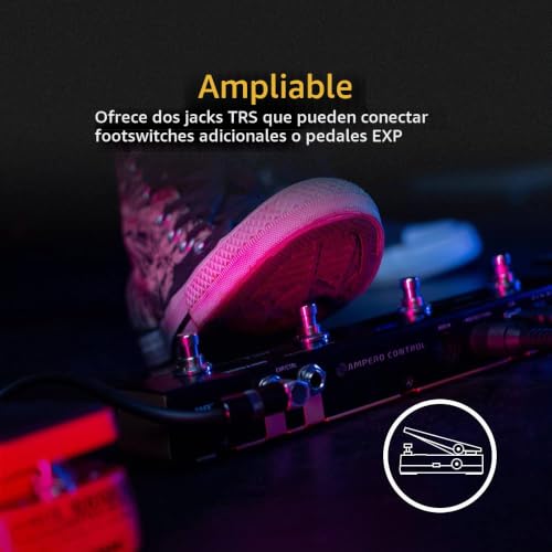 Miniatura 6 de Hotone Pedal Controlador Midi Bluetooth Ampero Control 4 Botones