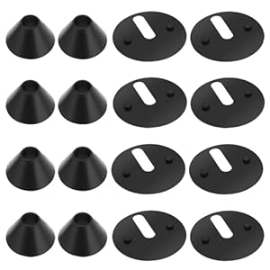 Ecsing 050-MB Toilettensitz-Scharnierpolster-Set 16-teilig