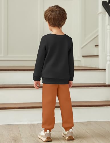 Image of Toddler Boys boys sets ,Long Sleeve Fleece Fall Winter boys sweatsuit