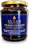 Elham Premium Raw Buckwheat Honey, Pure Unpasteurized, Canada No.1 Liquid Dark, Single Origin Manitoba, 500 g