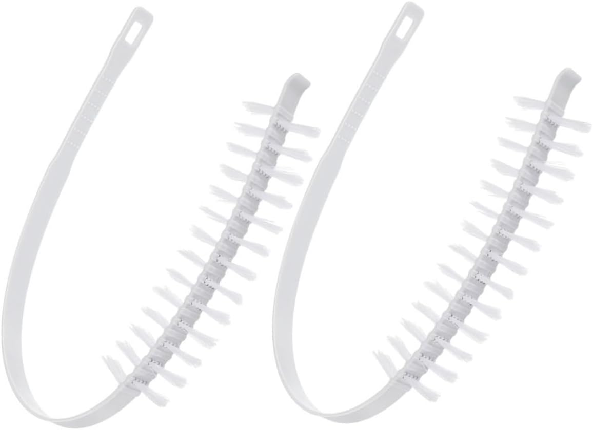 2pcs Washer Cleaning Brushes for Washing Machines Long Hair Brush for Inner Drum and Pulsator Cleaning Durable and Comfortable Grip Tool for Maintenance