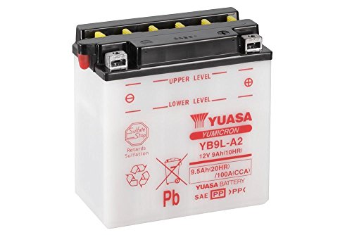 Batterie moto YUASA YB9L-A2 idéale pour vos balades et trajets quotidiens