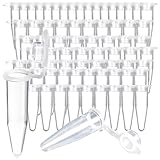 HARMONYDENT 1000 Pieces 0.2ml Microcentrifuge Tubes with Snap Caps, Disposable Micro Centrifuge Tubes,Sample...
