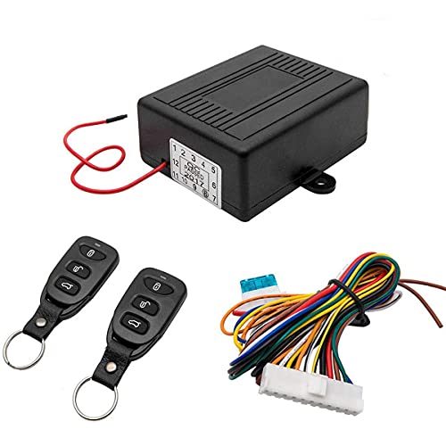 Riloer 12V Universal Auto Car Central Remote Control Door Lock Kit Alarma para Sistema de Entrada sin Llave