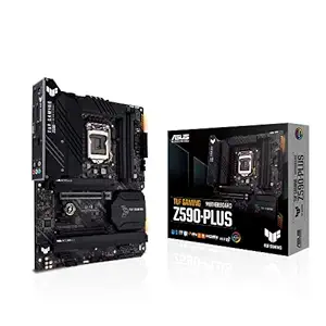 ASUS DDR4 TUF Gaming Z590-Plus (Intel Socket LGA1200 for 11th & 10th Gen Intel Core, Pentium Gold and Celeron) ATX Gaming Motherboard with 16 DrMOS Power Stages Thunderbolt4 Aura Sync RGB Lighting
