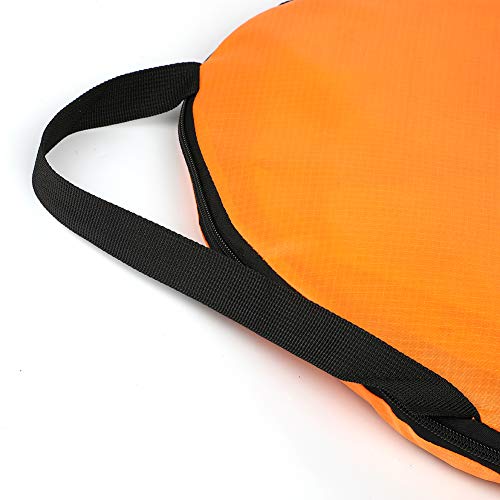 Triclicks 42\" Foldable Downwind Wind Sail Kit Sup Paddle Board Instant Popup for Kayak Boat Sailboat Canoe, Orange