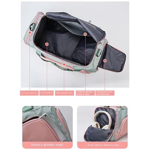 Mochila de gran capacidad impermeable para deportes colectivos y fitness 5