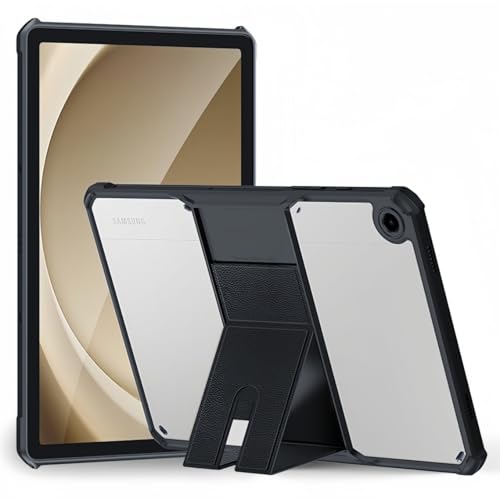 Coque Galaxy Tab A9+ transparente avec support intégré de 11 pouces