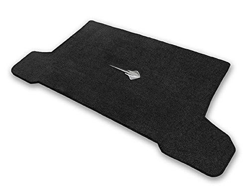 2014-2017 C7 Corvette Convertible Jet Black Trunk Mat - Stingray Logo #TOP12