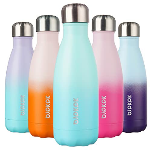 Image of BJPKPK 12 oz Small Insulated Water Bottle, Stainless Steel Leak Proof Flask