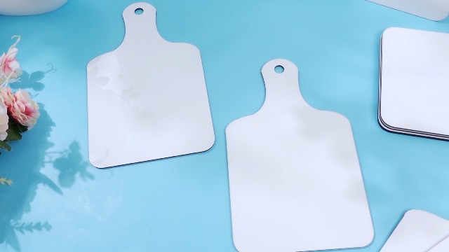 Set de 12 Tablas de Cortar Rectangulares Blancas miniatura 7