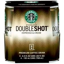 Starbucks Doubleshot Espresso & Cream 6.5 oz x 8 Cans