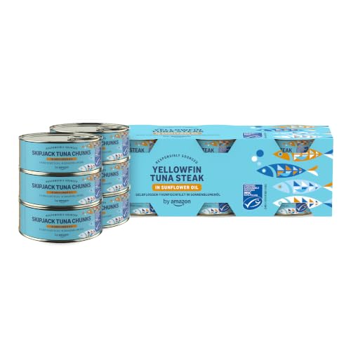 by Amazon MSC Atún Claro En Aceite De Girasol, 6x80g
