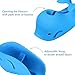 Aurelie Silicone Whale Tub Faucet Cover for Kids, Protective Baby Safety Products for the Bathtub Spout, Blue
