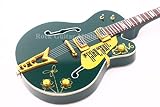 RGM45 Bono U2 The Goal is Soul - Chitarra in miniatura con tracolla in pelle