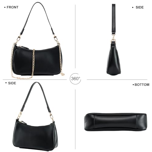 Bolso de hombro para mujer pequeño clásico retro miniatura 6