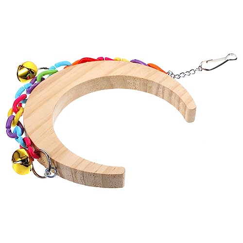 CIYODO Bird Shape Hanging Accessory for Parrots and Birds Promotes Exercise Coordination and Entertainment for Bird Cages and Play Areas