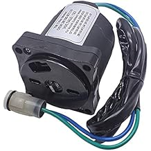 OVERSEE 38100-87L10 12V Trim Motor for Suzuki Outboard Motor DF70 DF85 DF90 with Round Wire Socket 38100-87L00 38100-87L03 38100-87L04, Black