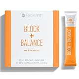 NeoraFit - Block+Balance Pre and Probiotic Powder - Daily Use, Craving Support, Vitamin C & B Blend, Convenient Stick Packs - 30 Count