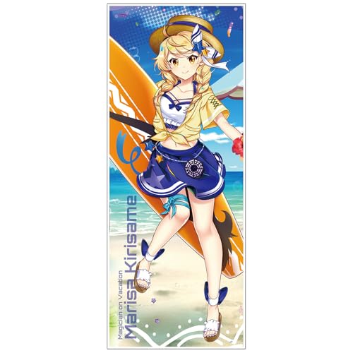 二次元コスパ 東方LostWord [バカンスの魔法使い] 霧雨魔理沙 ハイブリッドフェイスタオル