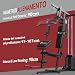 Imagen de HOMCOM Power Tower con asiento y respaldo acolchados