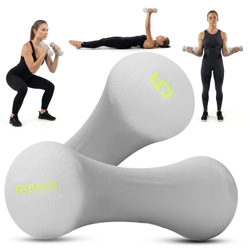 Rage Fitness Hand Weights, PVC Coated Steel, Texturized