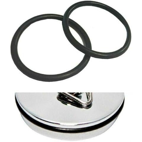 citystores 2pc 38mm O-Rings For Sink Bath plug Stopper Pop Up Replacement Seal gasket Round Cover