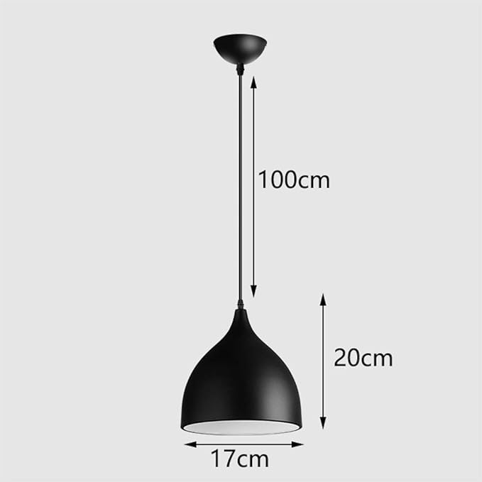 CHENKUI CHENKUI Nordic Creative Kroonluchter (Halfverzonken Hanglamp) Macaron Color Design Lampenkap (Moderne Hanglamp) E27 Voet 1-lamps (eenvoudige Bed-plafondlamp) voor Bar Restaurant Woonkamer photo 3