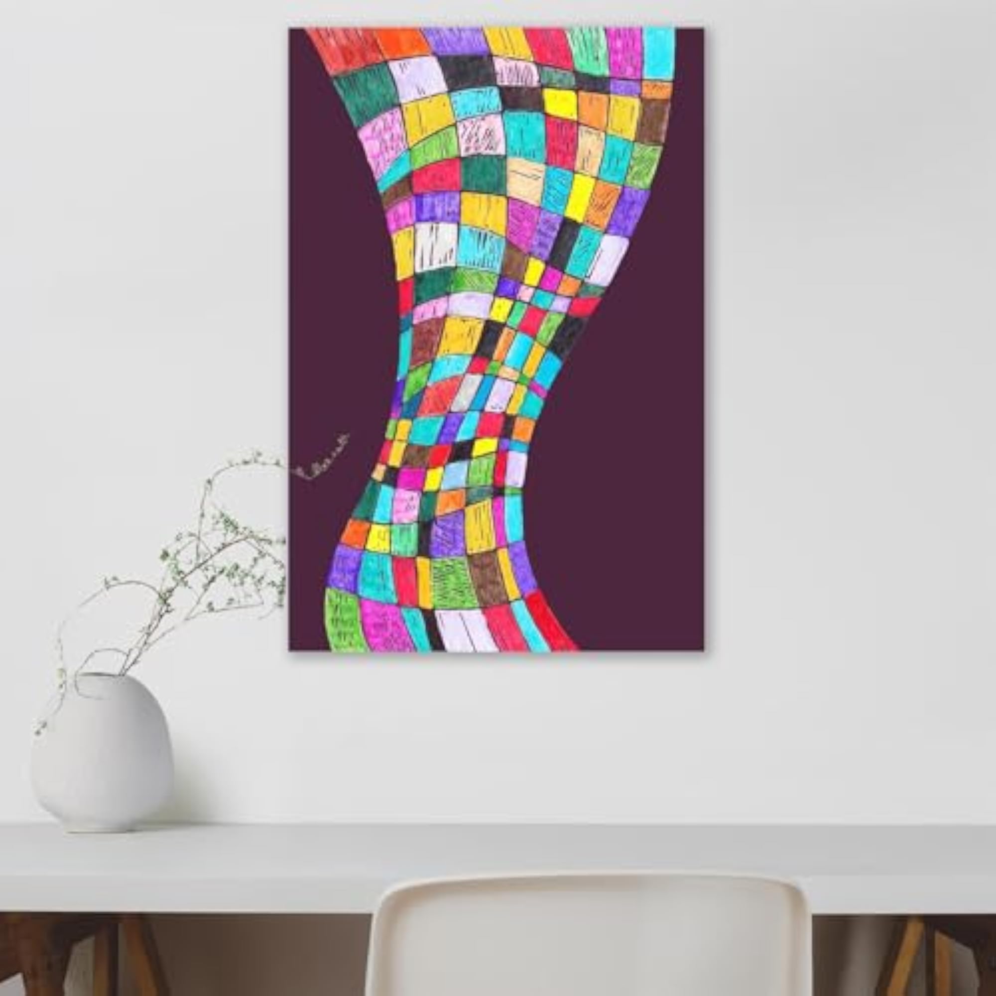 Abstract Doodle D1 Peel & Stick Vinyl Wall Sticker for Home Decoration