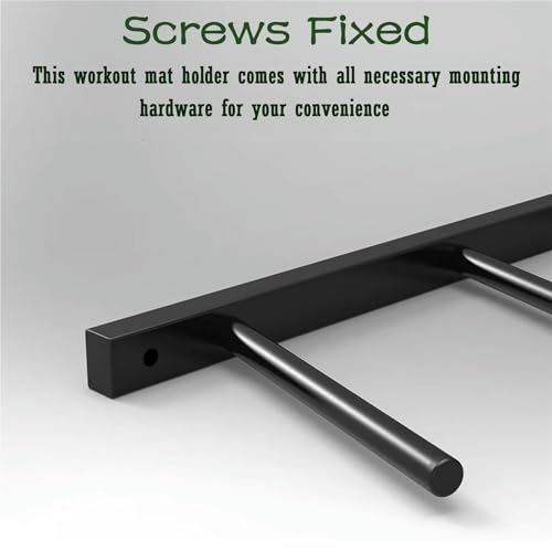 Estante de almacenamiento de plancha para yoga, estante metálico que ahorra espacio, soporte de pared para esterilla de yoga, ideal para centros de bienestar, spas, escuelas, centros de formación y o - imagen 3