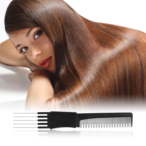Peines NQEUEPN 2 piezas Carbono Negro miniatura 3