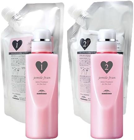 Amazon ミルボン ジェミールフラン サロントリートメント ハート1 ハート2 600g 詰め替え 450g 専用空容器 セット ヘアトリートメント 通販