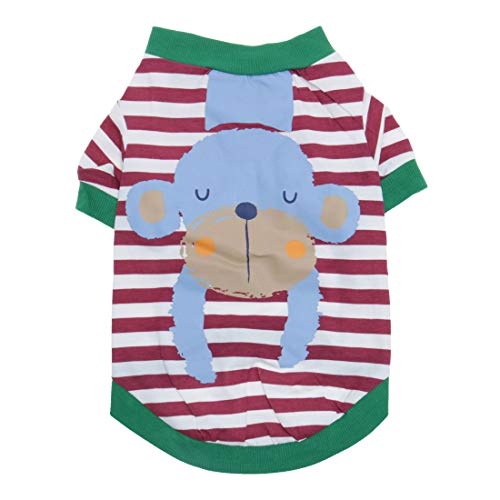 Camiseta para perro de algodón uxcell talla S