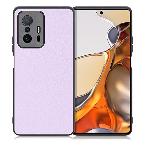 LOOF LUXURY-SHELL �{�v ���U�[ �X�}�z�P�[�X for Xiaomi 11T / 11T Pro �p �P�[�X �J�o�[ �X�g���b�v�z�[�� �V���v�� �ϏՌ� ���^ �y�� leather [���x���_�[]