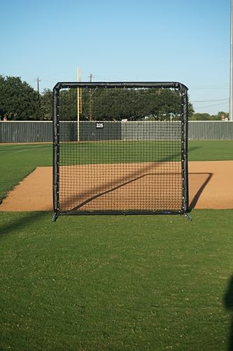 HOOPSKING Premium 7x7 Field Screen - Protective Field Screen for Baseball Softball Infield and Pitching Practice