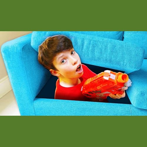 Ultimate Nerf Hide and Seek with My Wife and Little Brother!